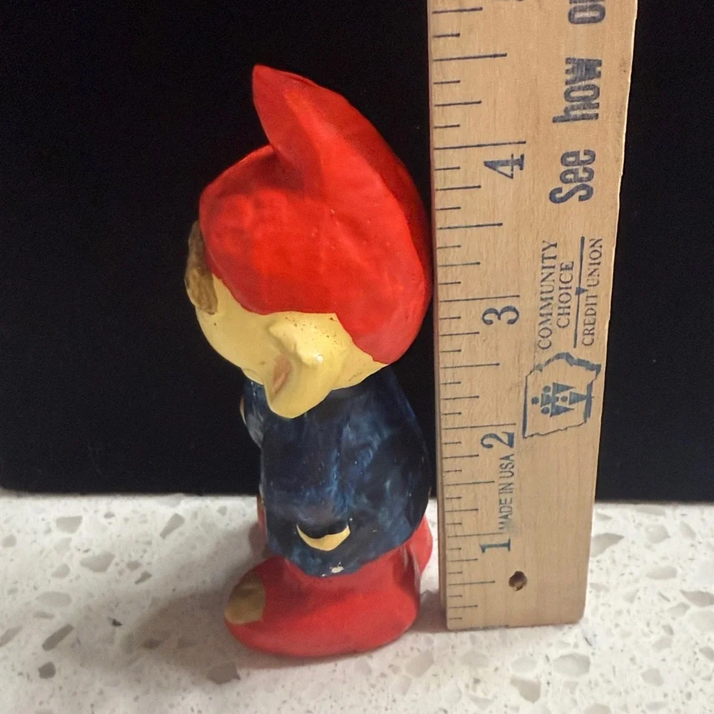 Homco Red/Blue Elf Figurine‎ C-5321 Made in Japan collectible ceramic VTG 80’s